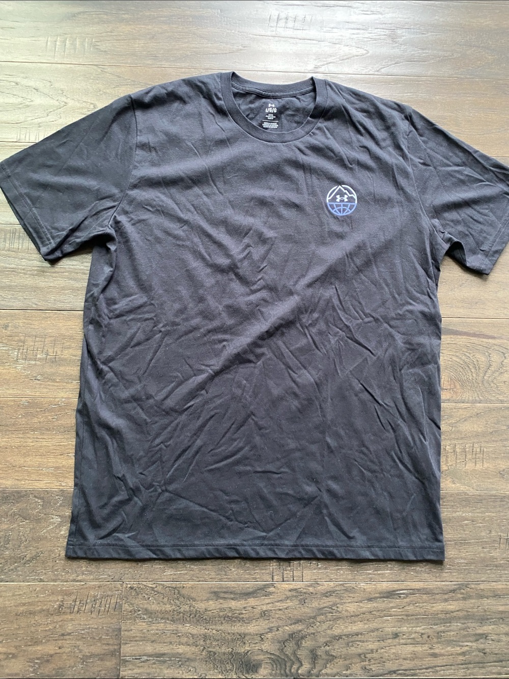 Under Armour Black Short Sleeve Crewneck T-Shirt Mens Sz Large Outdoor Global